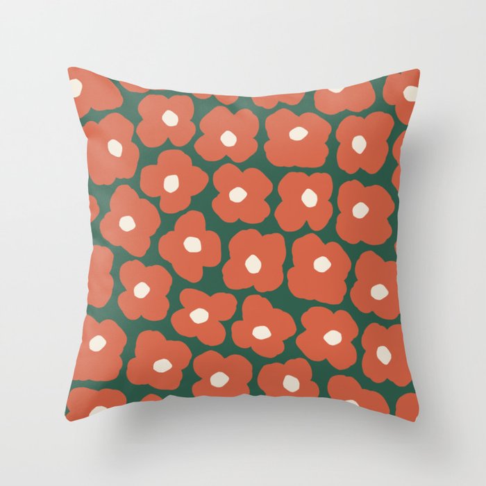 I Love Flowers Throw Pillow Gallery Image 6