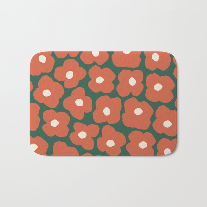 I Love Flowers Bath Mat Gallery Image 1