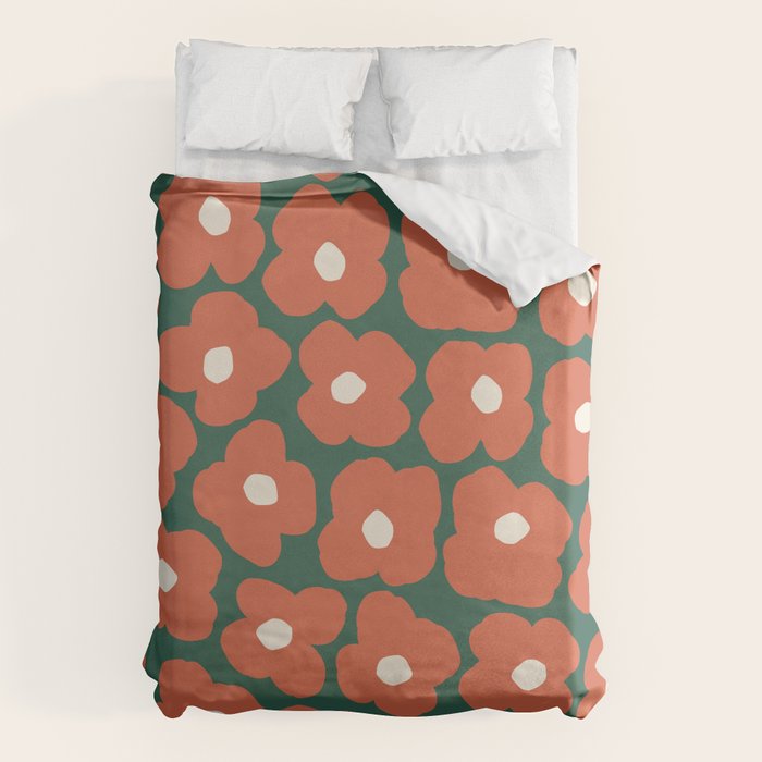 I Love Flowers Duvet Cover Gallery Image 1