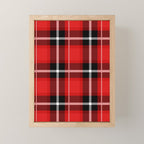 Red + Black Plaid Mini Art Print Gallery Image 1