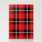Red + Black Plaid Stationery Card Gallery Image 2
