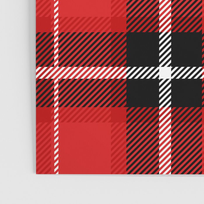 Red + Black Plaid Poster Gallery Image 3