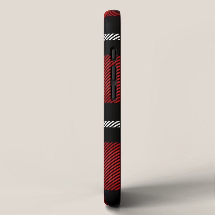 Red + Black Plaid iPhone Case Gallery Image 2