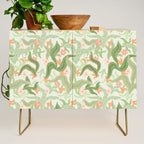 Wavy Plants Pattern Credenza Gallery Image 1