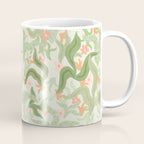 Wavy Plants Pattern Coffee Mug Gallery Image 1