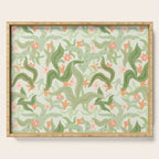 Wavy Plants Pattern Serving Tray Gallery Image 1