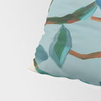 Stylized Lotus Flower Art Pillow Sham Gallery Image 4