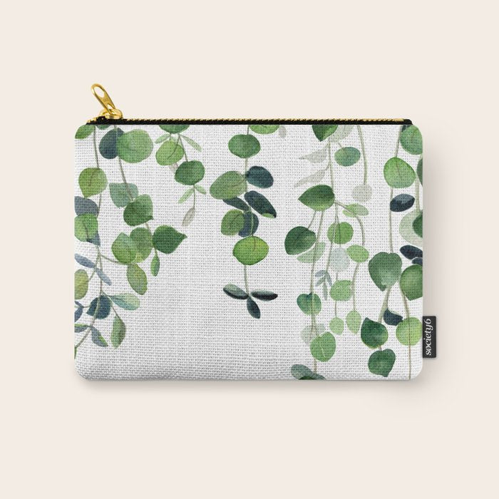 Eucalyptus Watercolor 2  Carry All Pouch Gallery Image 1