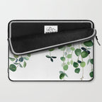 Eucalyptus Watercolor 2  Laptop Sleeve Gallery Image 2