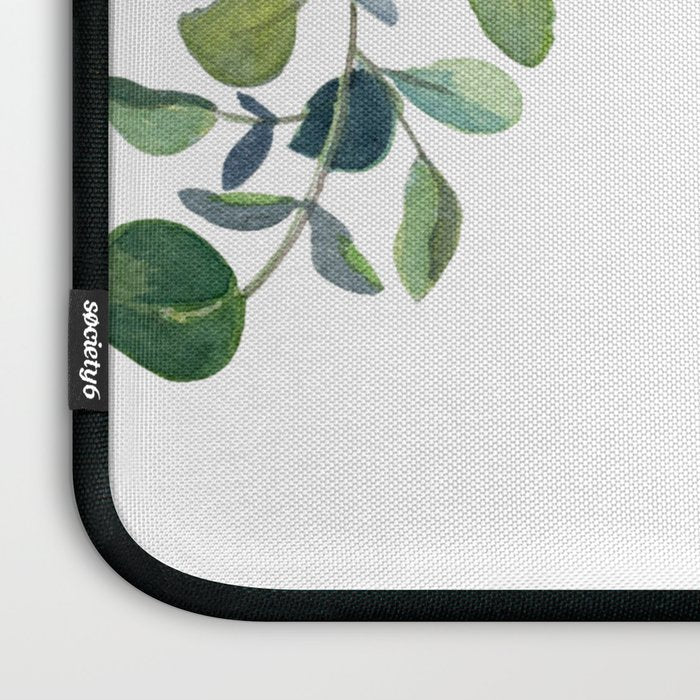 Eucalyptus Watercolor 2  Laptop Sleeve Gallery Image 3