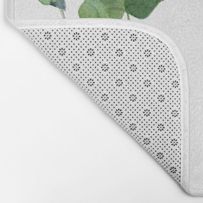 Eucalyptus Watercolor 2  Bath Mat Gallery Image 2