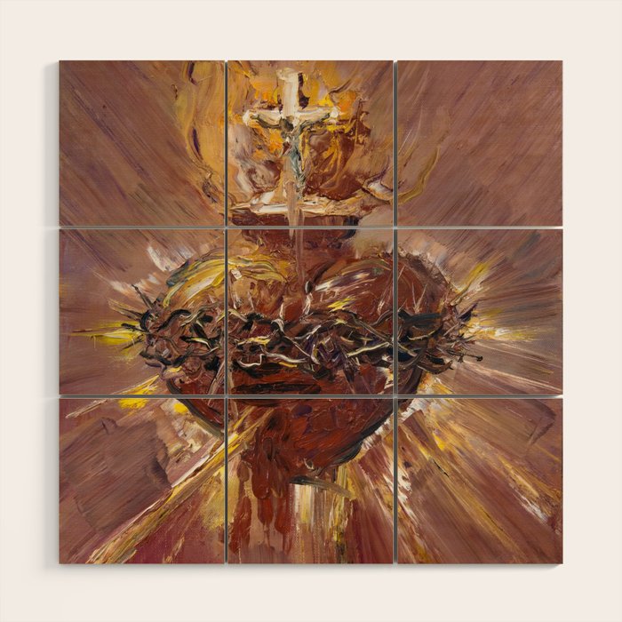 Cor Jesu Sacratissimum XI Wood Wall Art Gallery Image 1