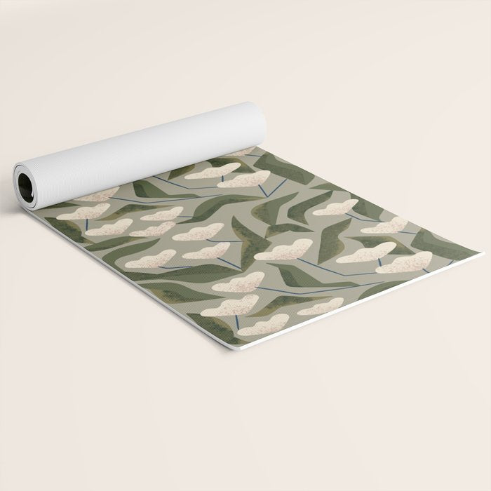 Snowdrops Yoga Mat Gallery Image 2