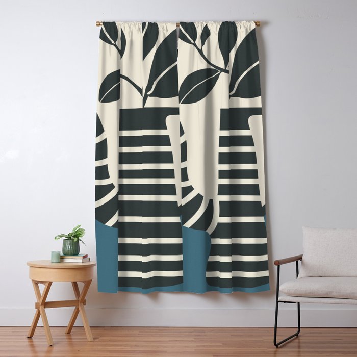 Teapot Garden 1 Window Curtain Gallery Image 5