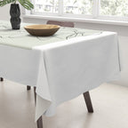 Botanical Line Art 1, Neutral Sage Green Minimalist Modern Art by Synplus Tablecloth Gallery Image 3