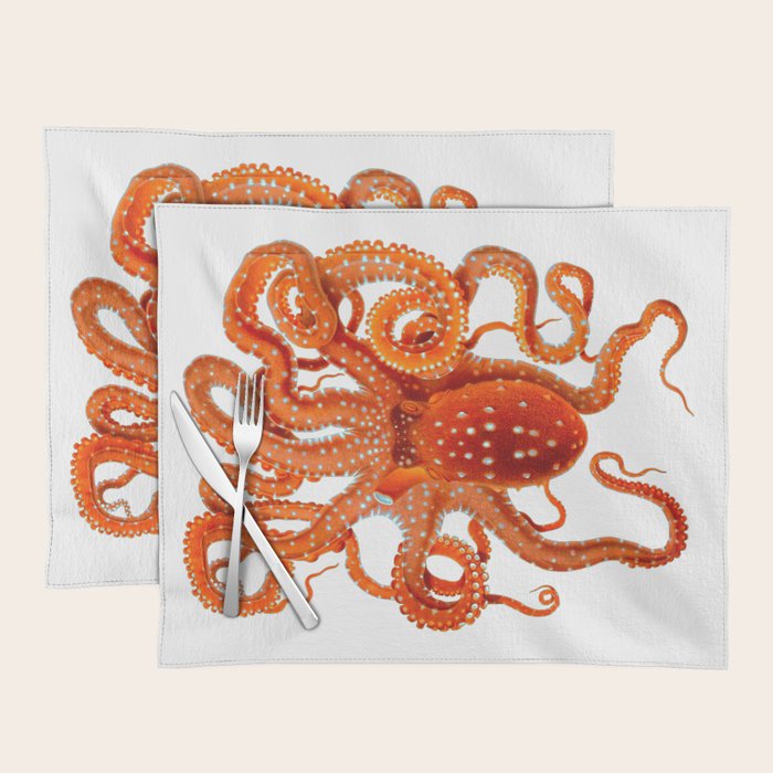 Vintage Octopus Placemat Gallery Image 1