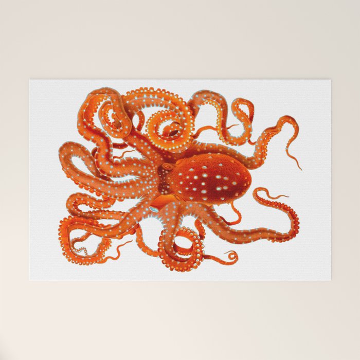 Vintage Octopus Welcome Mat Gallery Image 1