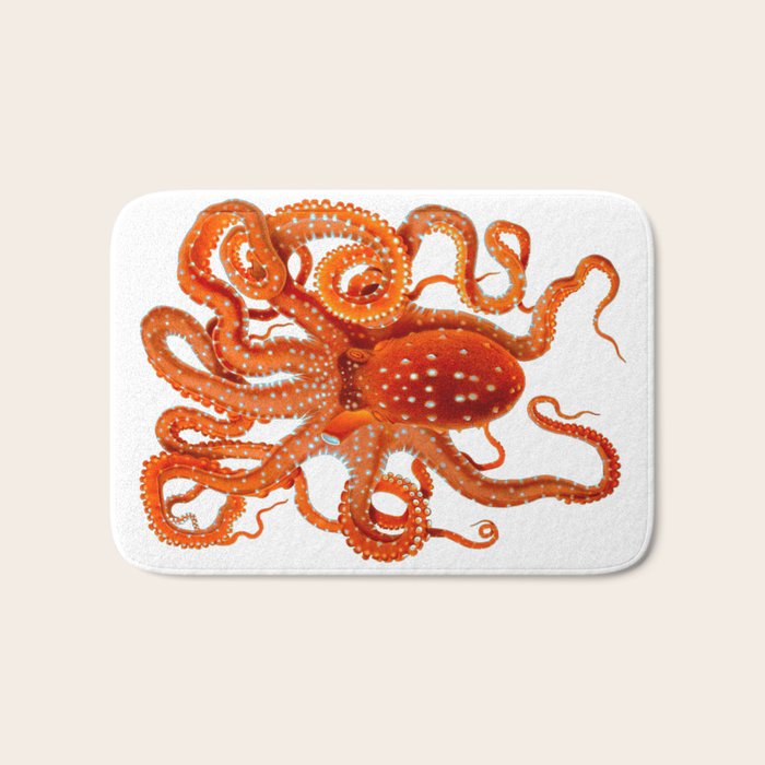 Vintage Octopus Bath Mat Gallery Image 1