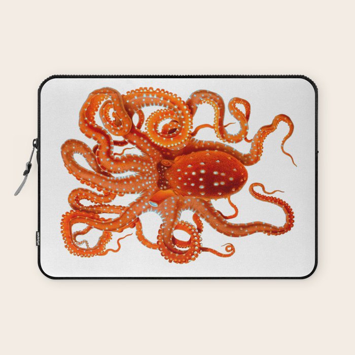 Vintage Octopus Laptop Sleeve Gallery Image 1