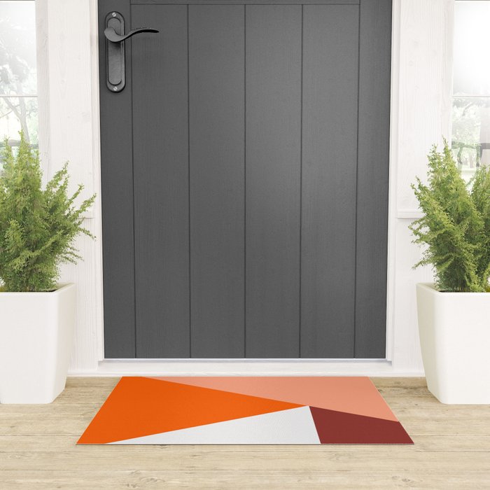 Geometrical retro  Welcome Mat Gallery Image 3