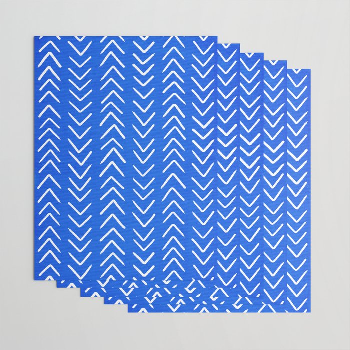 Mudcloth 01: Navy Blue Edition Wrapping Paper Gallery Image 3