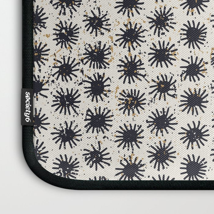 Happy nordic blue sun Laptop Sleeve Gallery Image 3