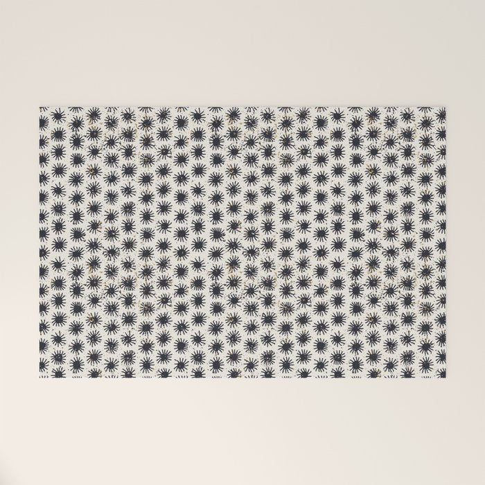 Happy nordic blue sun Welcome Mat Gallery Image 1