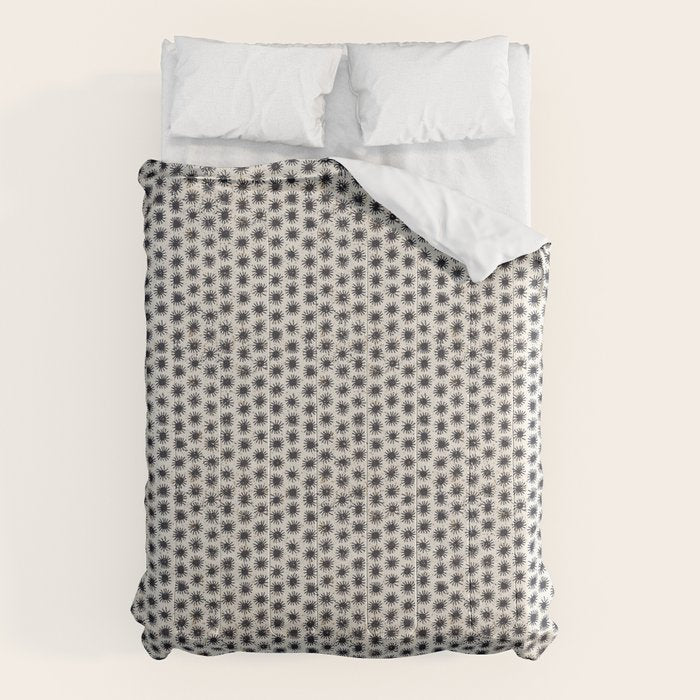 Happy nordic blue sun Comforter Gallery Image 1