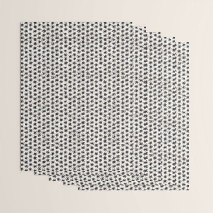 Happy nordic blue sun Wrapping Paper Gallery Image 3