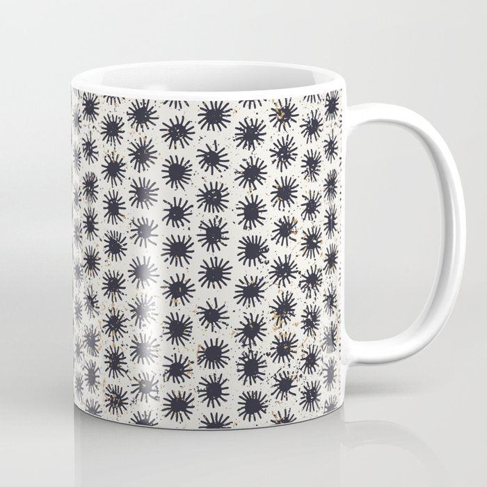Happy nordic blue sun Coffee Mug Gallery Image 1