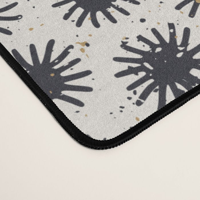 Happy nordic blue sun Desk Mat Gallery Image 4