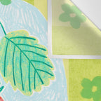 Sweet Strawberry Plant Friends in Lime & Pink Wall Tapestry Gallery Image 3