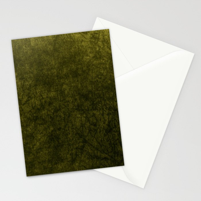 olive green velvet Stationery Card Gallery Image 2