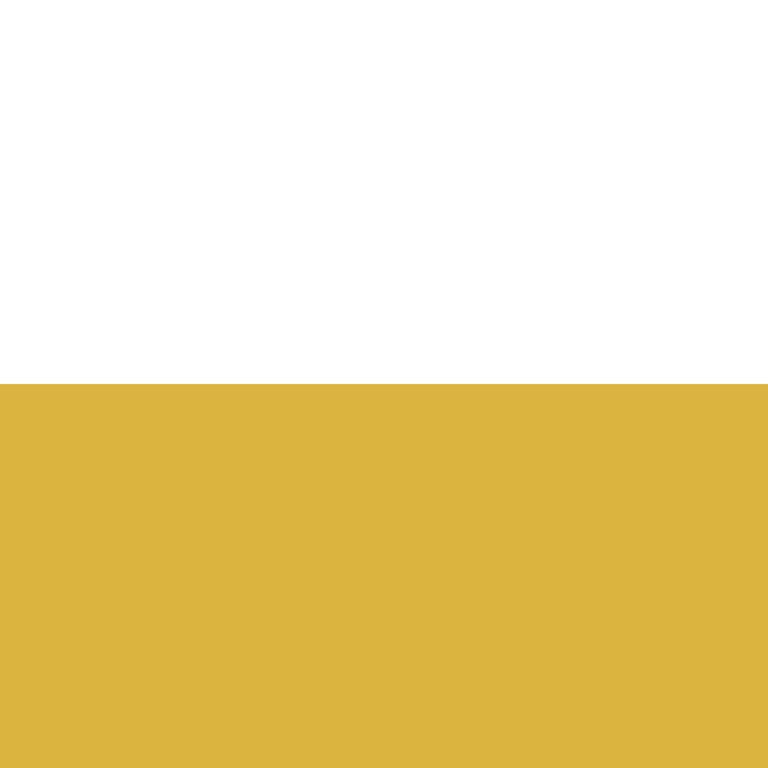 Mustard Yellow and White Minimalist Color Block Solid Half and Half Coffee Mug Gallery Image 2
