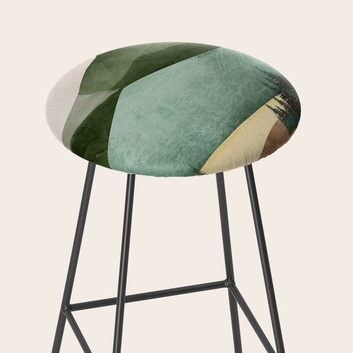 Abstract Art Landscape 16 Stool Gallery Image 2