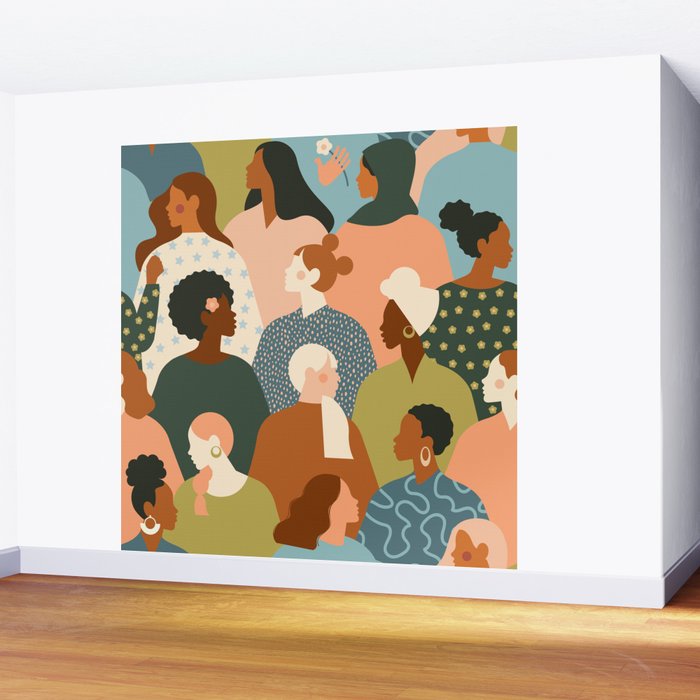 Women empowerment movement Wall Mural Gallery Image 2