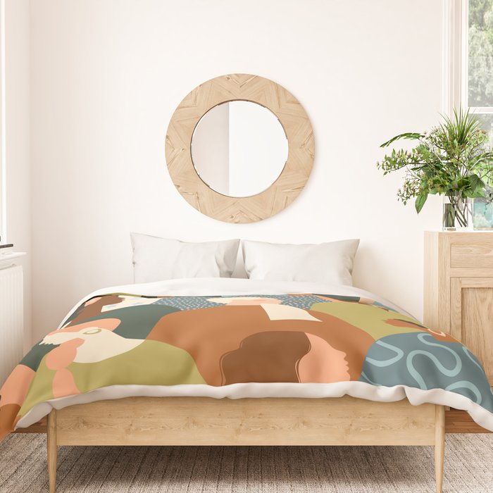 Women empowerment movement Duvet Cover Gallery Image 3