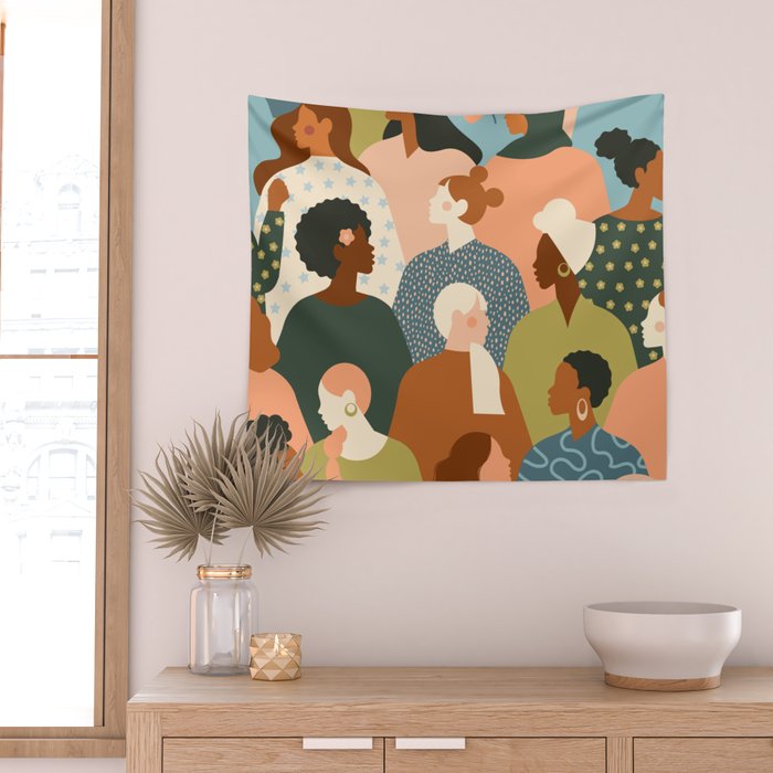 Women empowerment movement Wall Tapestry Gallery Image 2