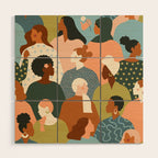 Women empowerment movement Wood Wall Art Gallery Image 1