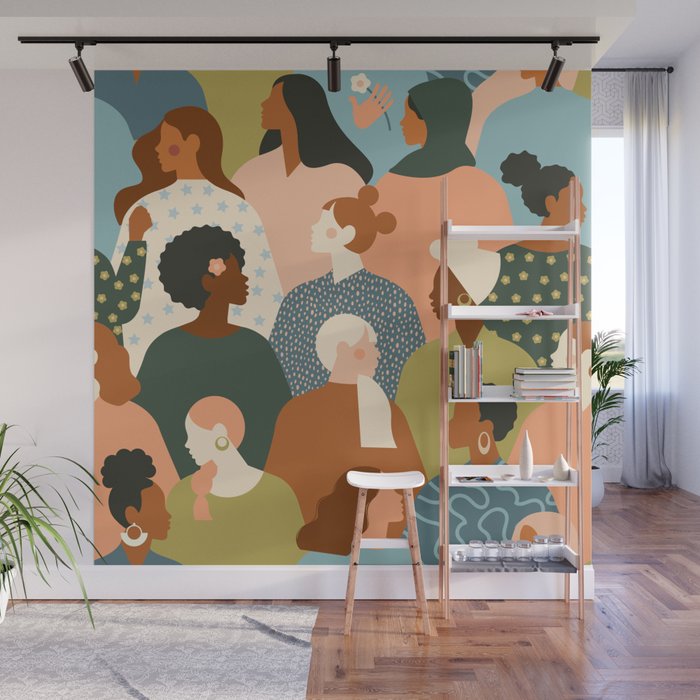 Women empowerment movement Wall Mural Gallery Image 1