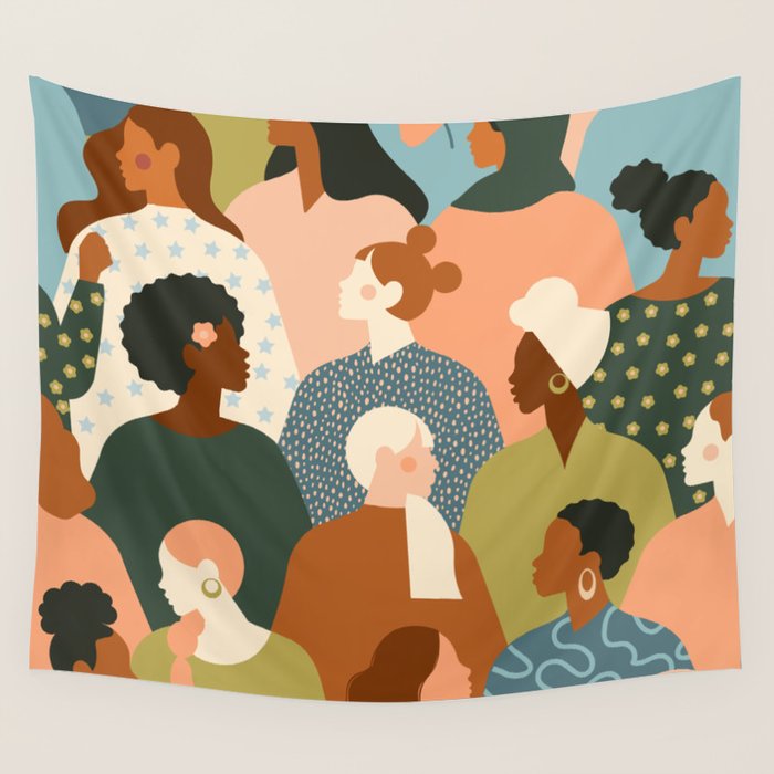 Women empowerment movement Wall Tapestry Gallery Image 4