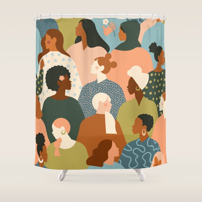 Women empowerment movement Shower Curtain Gallery Image 1