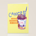 Emo Cancer in Calming Yellow | Zodiac Series Stationery Card Gallery Image 2
