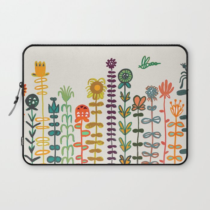 Happy garden Laptop Sleeve Gallery Image 1