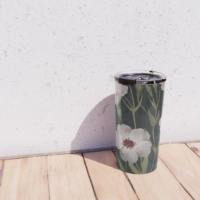 Garden Flowers 6 Travel Mug Gallery Image 4