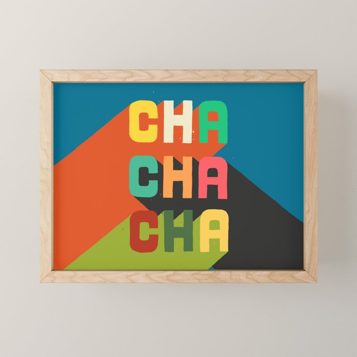 Cha cha cha Mini Art Print Gallery Image 1