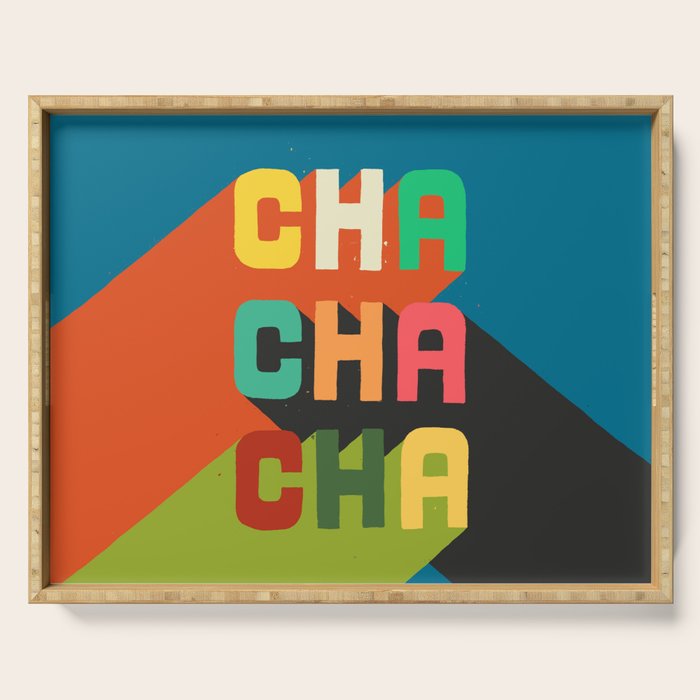 Cha cha cha Serving Tray Gallery Image 1