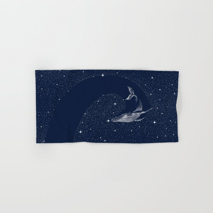 starry whale Bath Towel Gallery Image 1