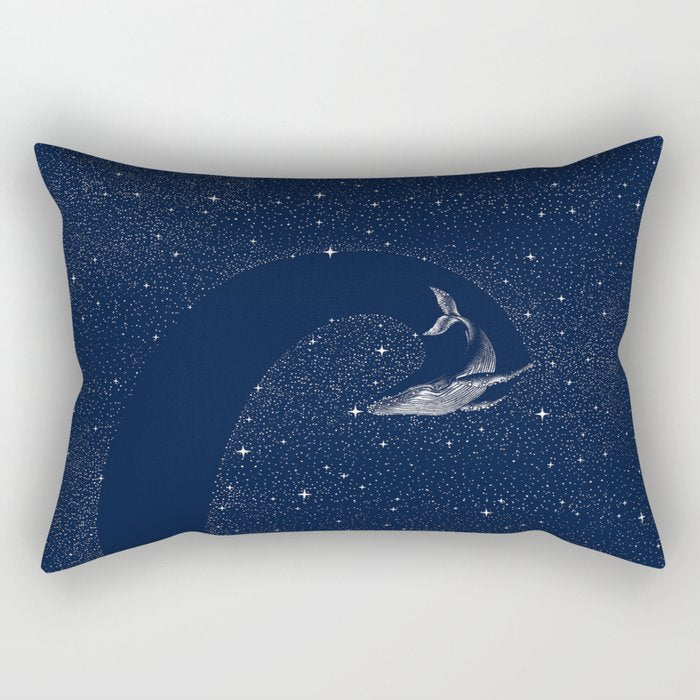 starry whale Rectangular Pillow Gallery Image 1