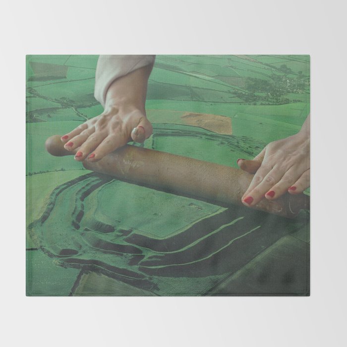 Meadows Roller - Landscape rolling Pin Throw Blanket Gallery Image 2